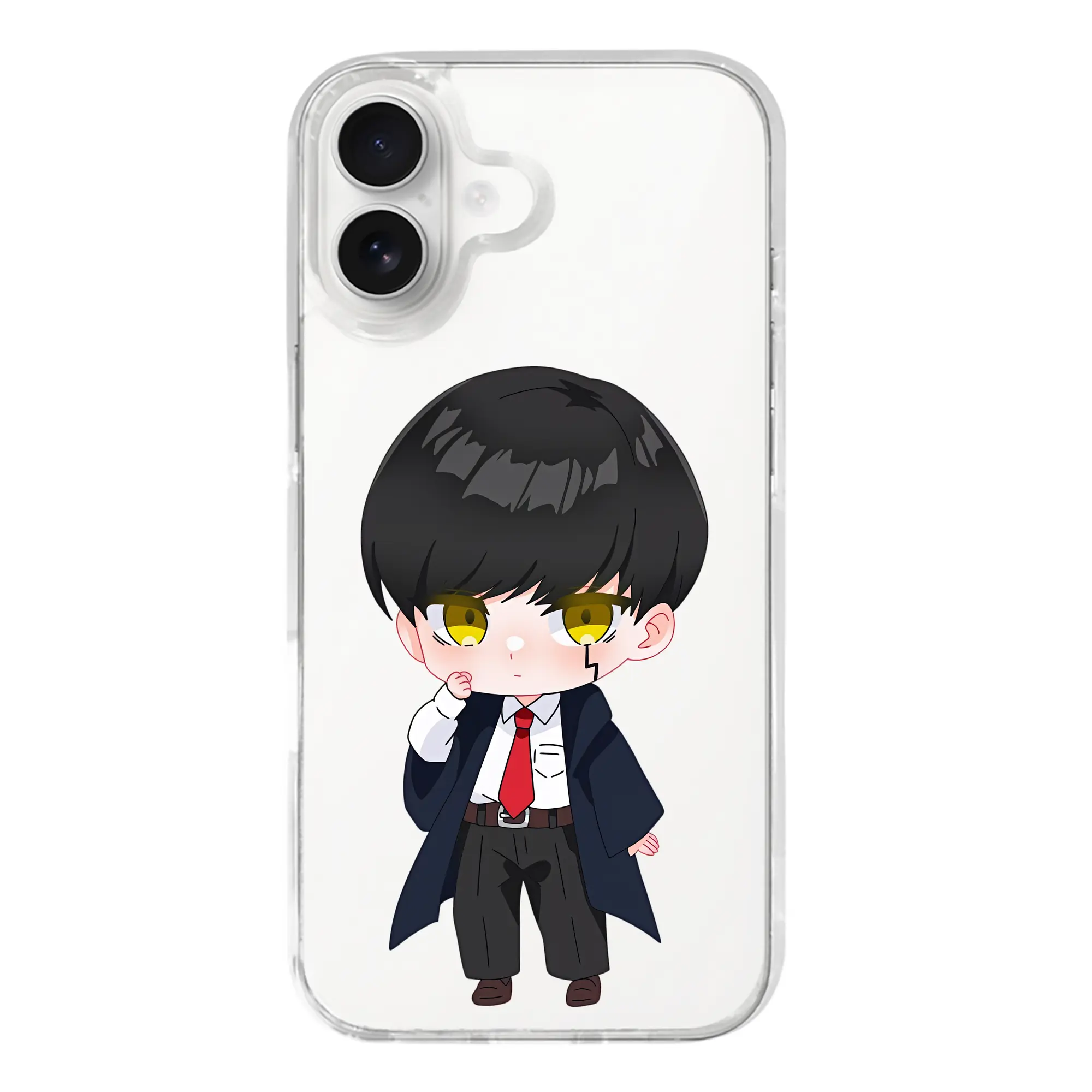 マッシュル グッズ,マッシュ・バーネデッド - iPhone 17シリーズ 透明スマホケース – 薄型・耐衝撃・精密フィット保護カバー